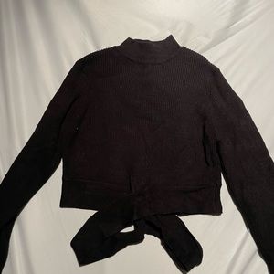 Zara knit turtle neck crop top